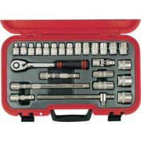 Kennedy-Pro - 1/2mm Drive, 25PC METRIC SOCKET SET - 12 Points