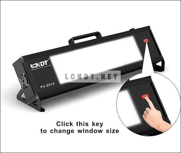 LCNDT FV-2010 PLUS | Portable 4.5x17 inch screen Industrial LED Film Viewers