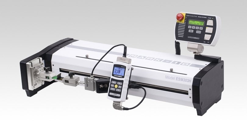 Mark 10 ESM303H | Motorized Tension / Compression Test Stand -Force measurement to 300 lbF (1.5 kN)
