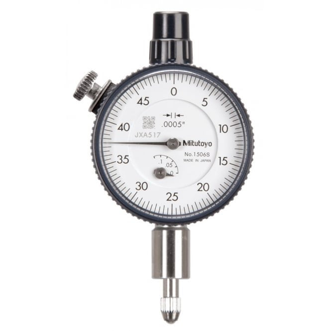 Mitutoyo 1506S Compact Dial Indicator .125 (.05)