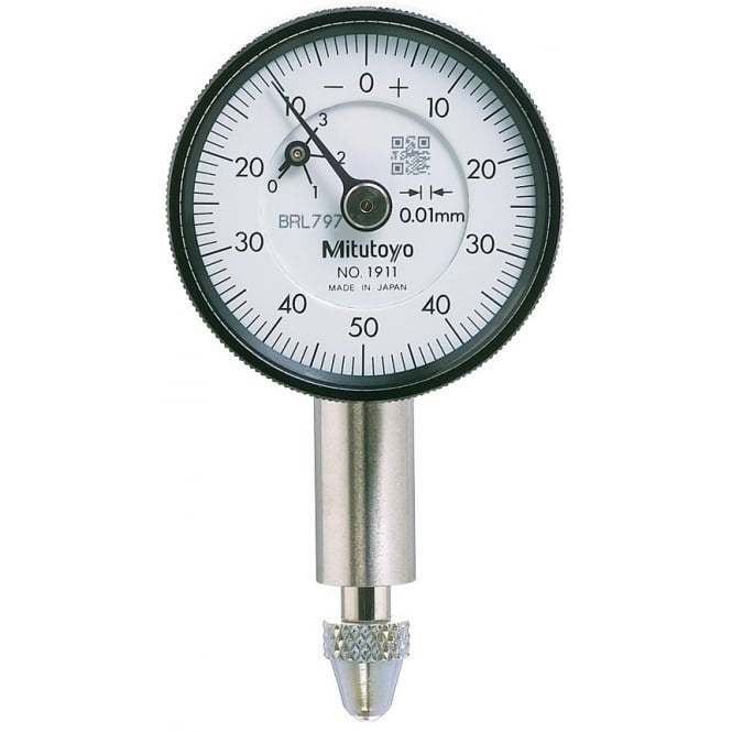 Mitutoyo 1911B Compact Dial Indicator 2.5mm (1mm)
