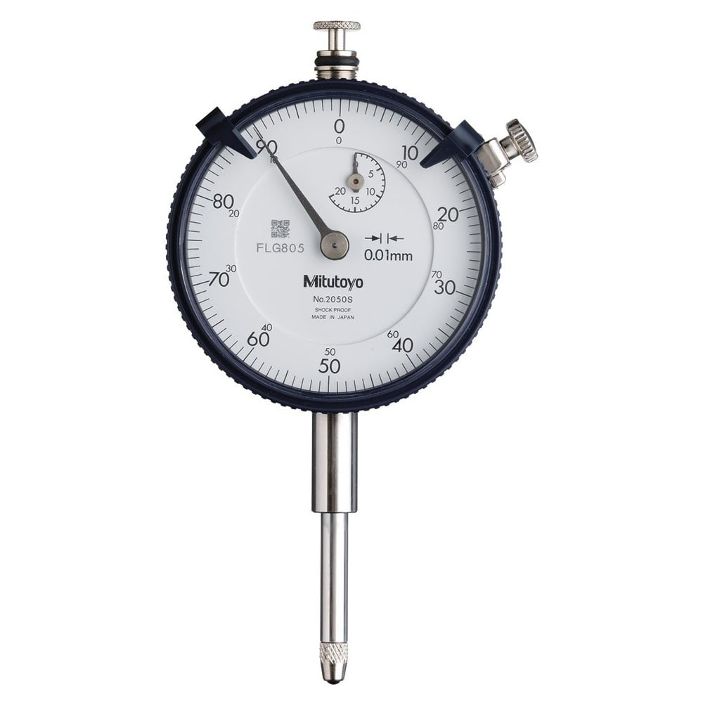 Mitutoyo 2050S Dial Indicator Range 20mm, Graduation 0.01 mm