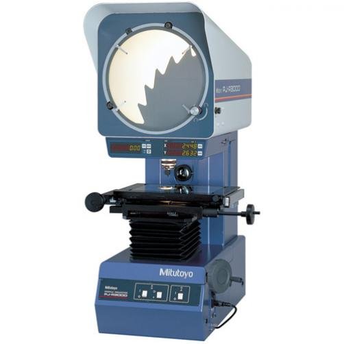 Mitutoyo 302-701 | PJ-A3010F-200 Vertical Profile Projector 13 Screen |200 mm X 100 mm XY