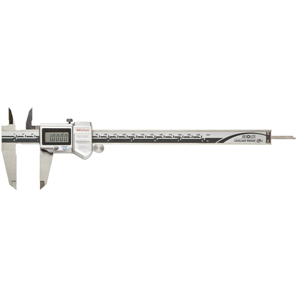 Mitutoyo 500-763-10 ABSOLUTE Digimatic Coolant Proof Caliper 0-200mm / 0-8"