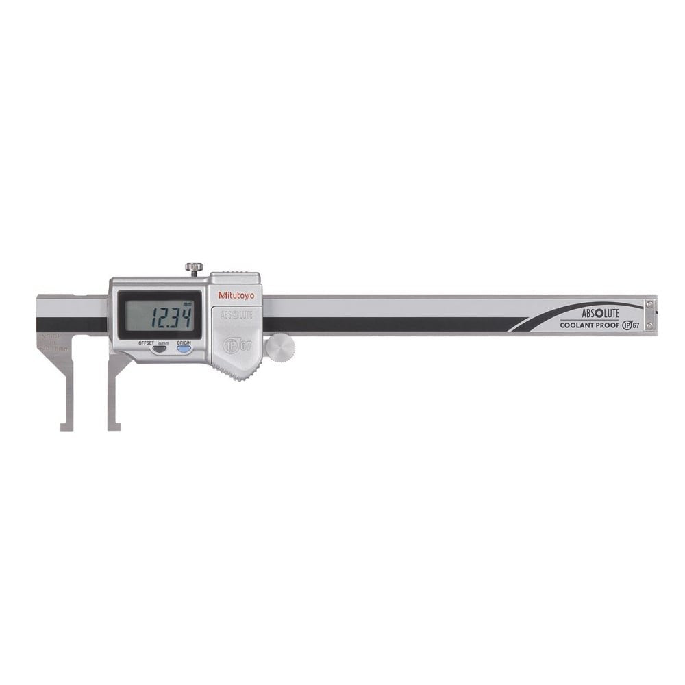 Mitutoyo 573-745 ABSOLUTE Digimatic Inside Groove Caliper 10-160mm / .4-6.4"