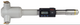 Mitutoyo 468-274 Digimatic Holtest Three-Point Bore Micrometer, Range 4 - 5" (101.6 - 127 mm)