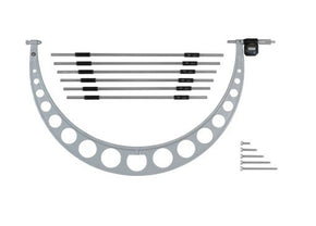 Mitutoyo 340-723 | Digital Micrometer | With Interchangeable Anvil | Series 340 | Resolution 0.00005 inch | Flatness 0.00004 inch | Range 30 to 36 inch