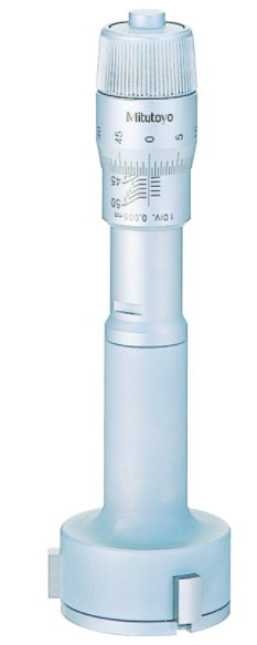 Mitutoyo 368-779, 3-Holtest (Type II) Three-Point Bore Micrometer Economy Type, Range 225 - 250 mm, Graduation 0.005 mm