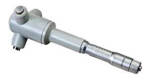 Mitutoyo 368-874, 3-Holtest (Type II) Three-Point Bore Micrometer Economy Type, Range 4 - 5", Graduation.0002"