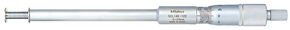 Mitutoyo  146-122 Groove Micrometer, Rotating Spindle 0-25mm, 12.7mm Flange