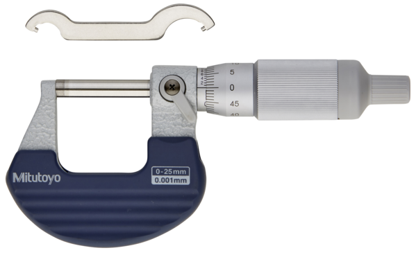 Mitutoyo 102-707 | Ratchet Thimble Micrometer | Range 0-25mm, Graduation 0.001mm - generaltechuae