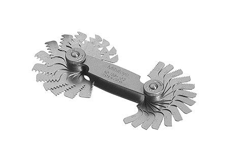 Mitutoyo 188-102 | Pitch Gauge | Series 188 | Number of Leaves 21 Leaves | Measuring Range 4 to 60 TPI