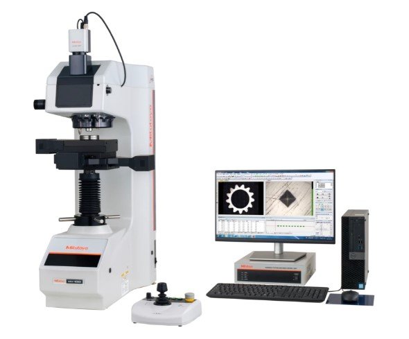 Mitutoyo 810-448-11-CSET | Automatic Vickers Hardness Testing Machine | HV-120 C-Type Set | Operation Temperature 5 to 40°C | Vibration Frequency 10Hz or Lower | Mass 68.9 kg