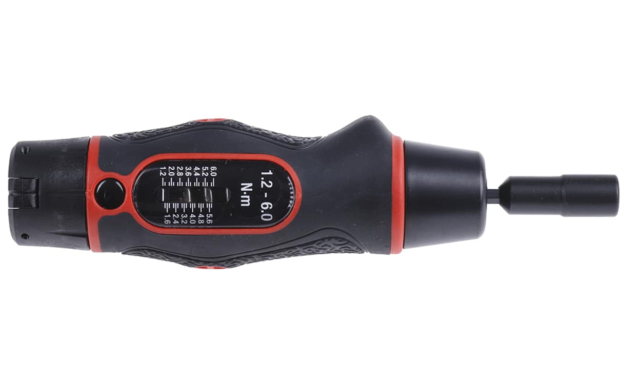 Norbar 13852 Torque Tools Adjustable Hex Torque Screwdriver, 1.2 → 6Nm, 1/4 in Drive