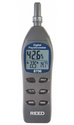 REED 8706 Psychrometer / Thermo-Hygrometer