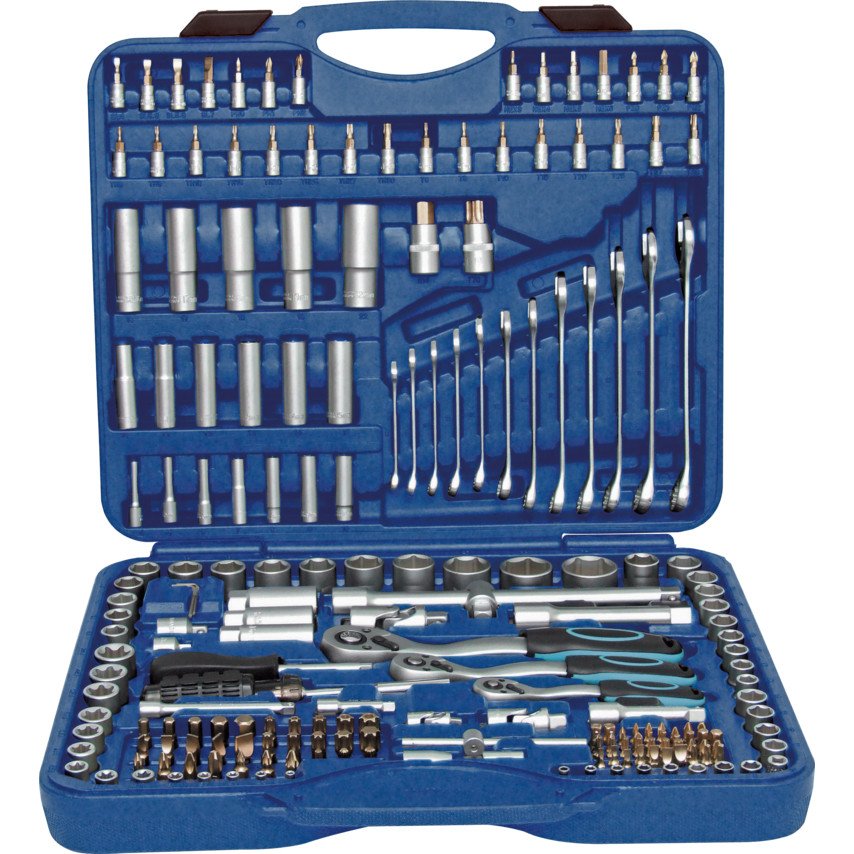 Senator 1/4,3/8,1/2 Drive, 208PC SOCKET/SPANNER SET