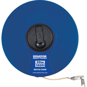 Senator 30m/100ft PVC Coating FIBREGLASS MEASURING TAPE
