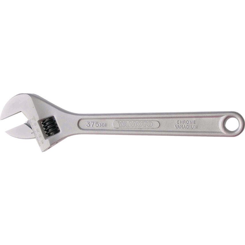 Yamoto 15 SATIN-CHROME ADJUSTABLE WRENCH
