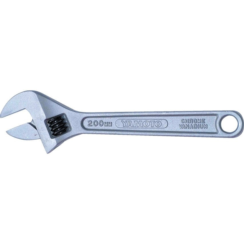 Yamoto 8 SATIN-CHROME ADJUSTABLE WRENCH