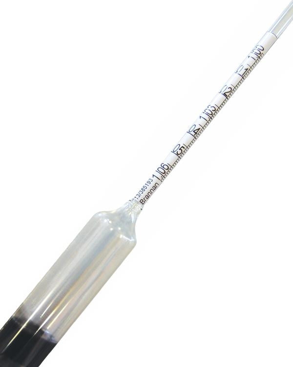 Brannan 10/650/0 | Urinometer | 1.000 to 1.060 SG, 160 mm - generaltechuae (2)
