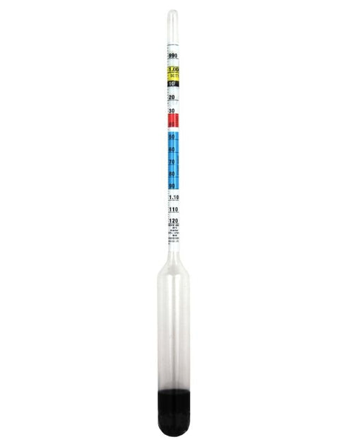 Brannan 10/801/0 | Wine & Beer Hydrometer | 0.98 to 1.12 SG, 230 mm - generaltechuae
