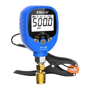 Elitech PT-500 | Wireless HVAC Pressure Gauge Temperature Clamp