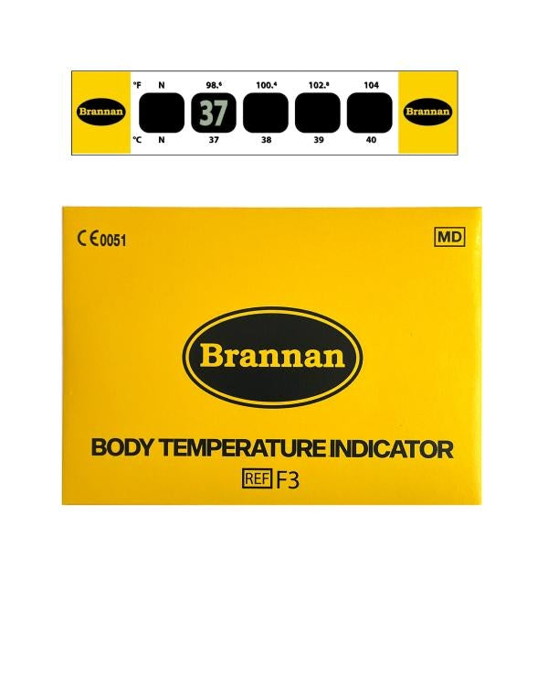 Brannan 11/466/9 | Forehead Strip Temperature Indicator | 37 to 40 °C/°F - generaltechuae (2)