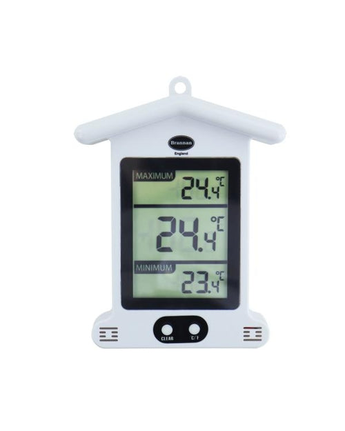 Brannan 12/432/3 | Weatherproof Digital Max Min Thermometer | IP65, -20 to 50 °C - generaltechuae