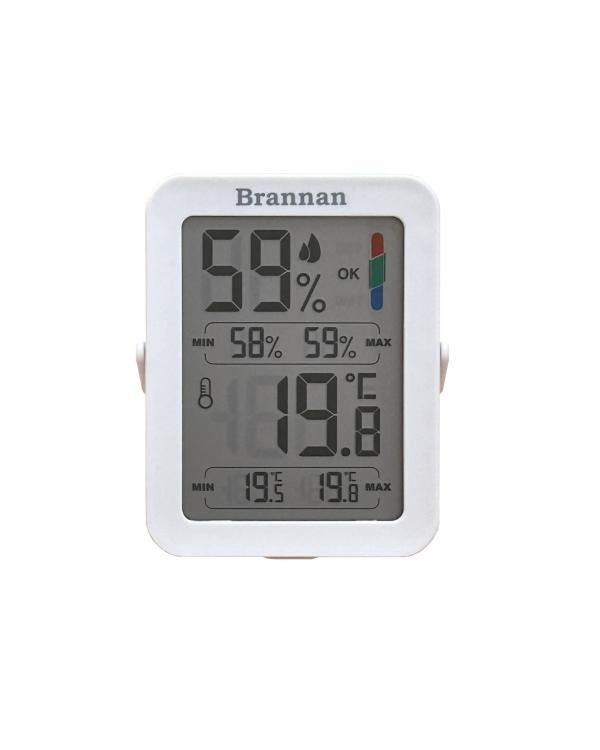 Brannan 12/437/3 | Max Min Thermometer Hygrometer, Auto Reset | -10 to +50 °C, 10–90% RH - generaltechuae
