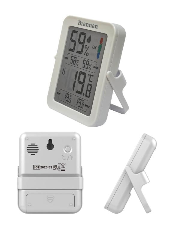 Brannan 12/437/3 | Max Min Thermometer Hygrometer, Auto Reset | -10 to +50 °C, 10–90% RH - generaltechuae (2)