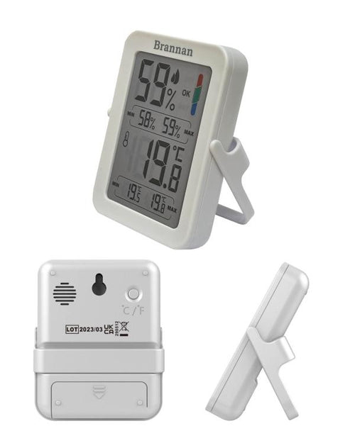 Brannan 12/437/3 | Max Min Thermometer Hygrometer, Auto Reset | -10 to +50 °C, 10–90% RH - generaltechuae (2)
