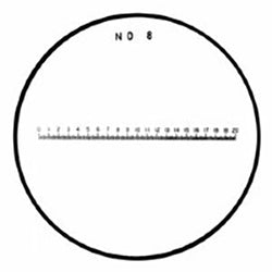 Flexbar 12262-8 | Reticle #8 for 10X Pocket Comparator | 1-3/8 in Dia. - generaltechuae