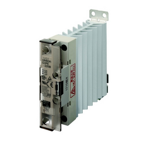 OMRON G3PE-225B 12-24VDC | Solid state relay, 1 phase, 25A 100-240 VAC, with heat sink, DIN rail mount