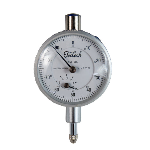 Flexbar 12857 | Precision Dial Indicator AGD1 | 5 mm range, 0-100 dial - generaltechuae
