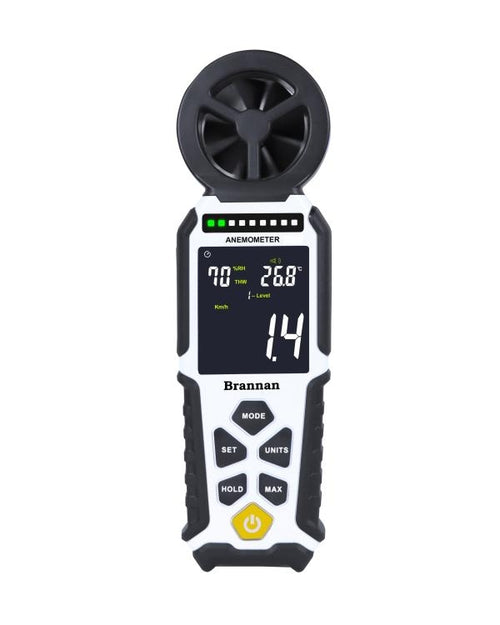 Brannan 13/490/0 | Heavy Duty Anemometer with Temperature & Humidity | 0.4 to 35 m/s - generaltechuae