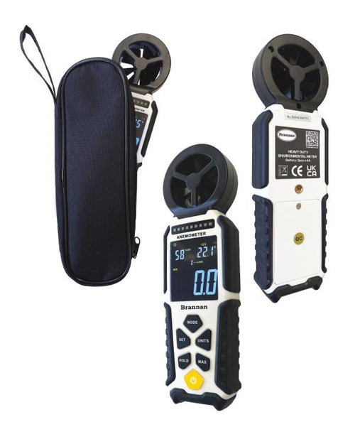 Brannan 13/490/0 | Heavy Duty Anemometer with Temperature & Humidity | 0.4 to 35 m/s - generaltechuae (2)