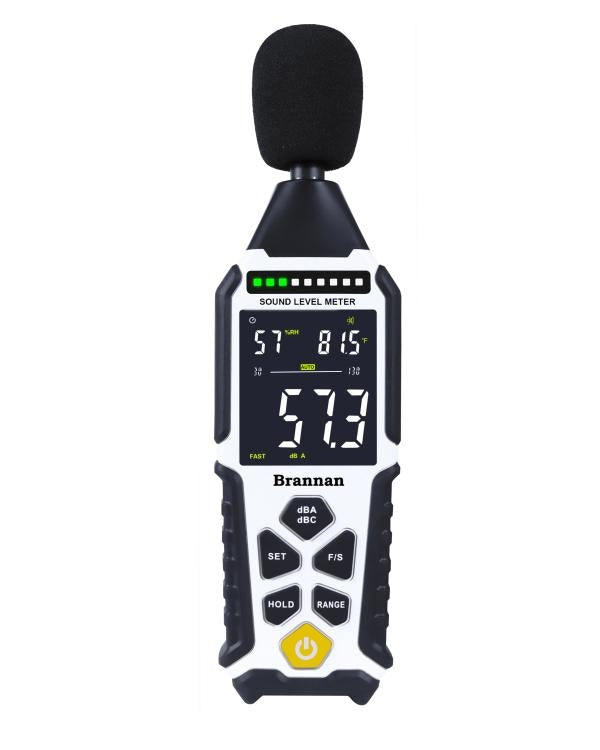 Brannan 13/491/0 | Heavy Duty Sound Level Meter with Temperature & Humidity | 30 to 130 dB, A/C - generaltechuae