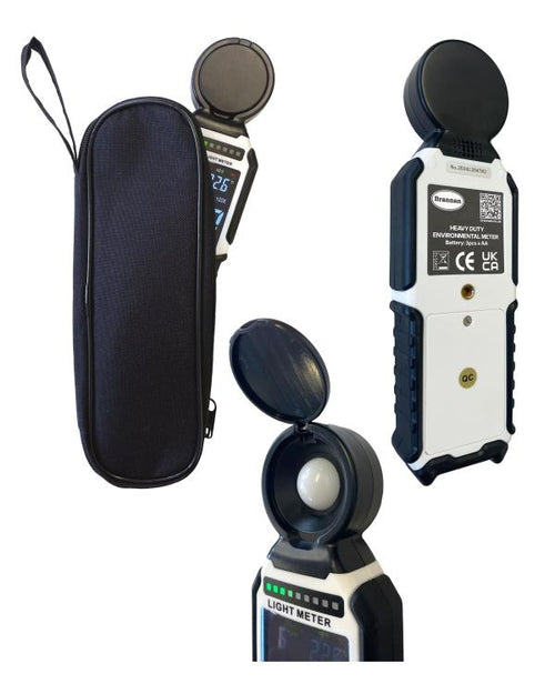 Brannan 13/492/0 | Heavy Duty Light Meter with Temperature & Humidity | 0 to 400 klux, Lux/Fc - generaltechuae (2)