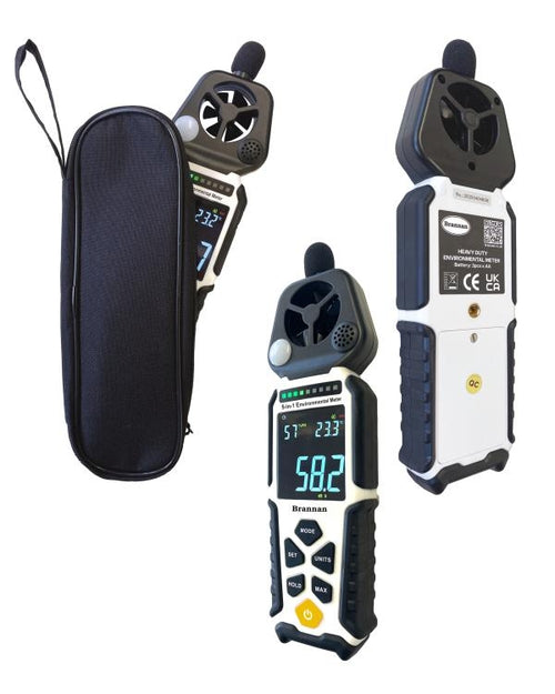 Brannan 13/494/0 | Heavy Duty 5-in-1 Environmental Meter | Wind, Light, Sound, Temperature, RH - generaltechuae (2)