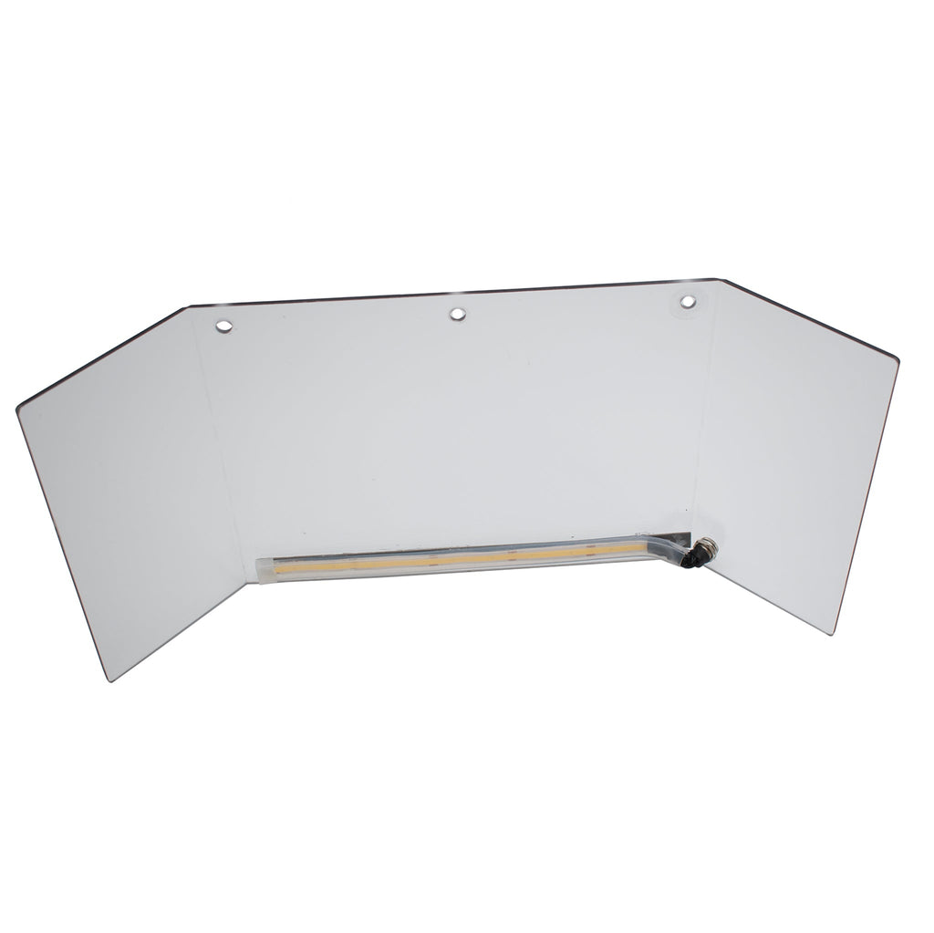 Flexbar 13054-LED | Visorguard-LED Replacement Shield | 16 in x 8 in, 10 in LED strip - generaltechuae