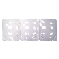 Flexbar 13093 | Replacement Concave Shield | 6 x 8 in Acrylic, Carton of 3 - generaltechuae