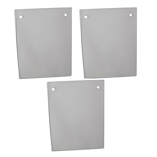 Flexbar 13120-L | Replacement Flat Shield | 6 x 8 in Lexan, Carton of 3 - generaltechuae