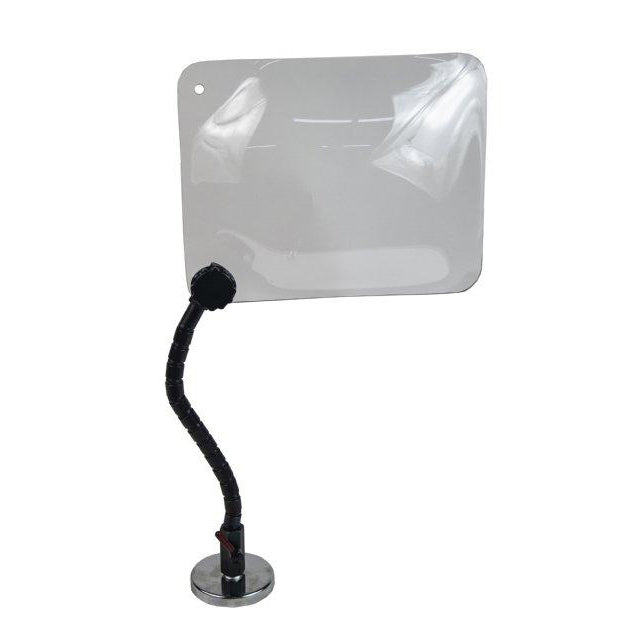 Flexbar 13313 | Flex-Shield Concave Safety Shield | 6 x 8 in, Magnetic Base - generaltechuae