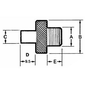 Flexbar 10311 | UNF Hole Location Plug (Inch) | 5/16-24 - generaltechuae (2)