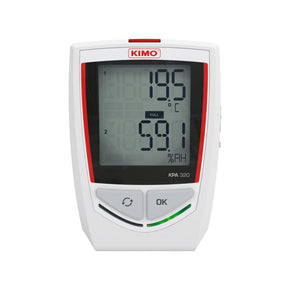 KISTOCK DATA LOGGER | Temperature: from -20 to 70 °C | Humidity: from 5 to 95%RH | Atmospheric pressure: from 800 to 1100 hPa