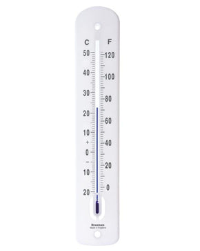 Brannan 14/433/3 | 380 mm Plastic Wall Thermometer | -20 to +50 °C/°F - generaltechuae