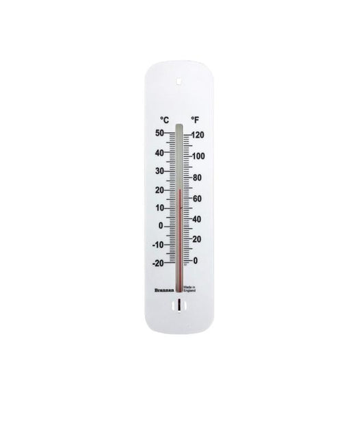 Brannan 14/436/3 | 155 mm Plastic Wall Thermometer | -20 to +50 °C/°F - generaltechuae