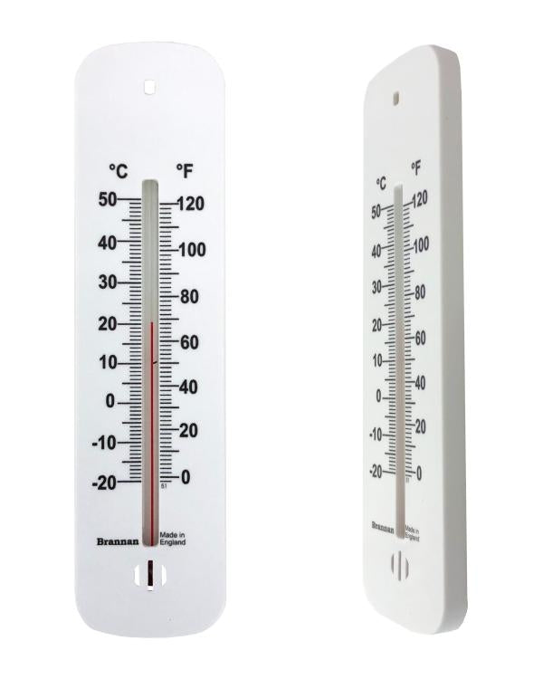Brannan 14/436/2 | 155 mm Plastic Wall Thermometer | °C only, -20 to +50 °C - generaltechuae (2)