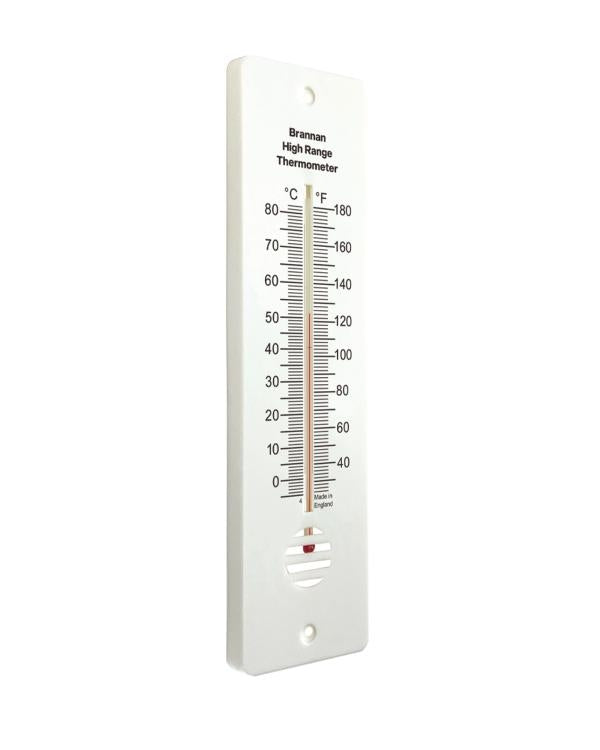 Brannan 14/446/2 | 255 mm Plastic Wall Thermometer, High Range | -10 to +80 °C, °C only scale - generaltechuae (2)