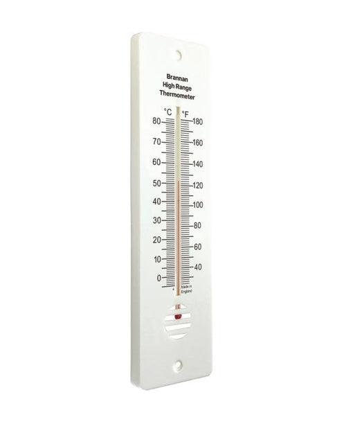 Brannan 14/446/2 | 255 mm Plastic Wall Thermometer, High Range | -10 to +80 °C, °C only scale - generaltechuae (2)